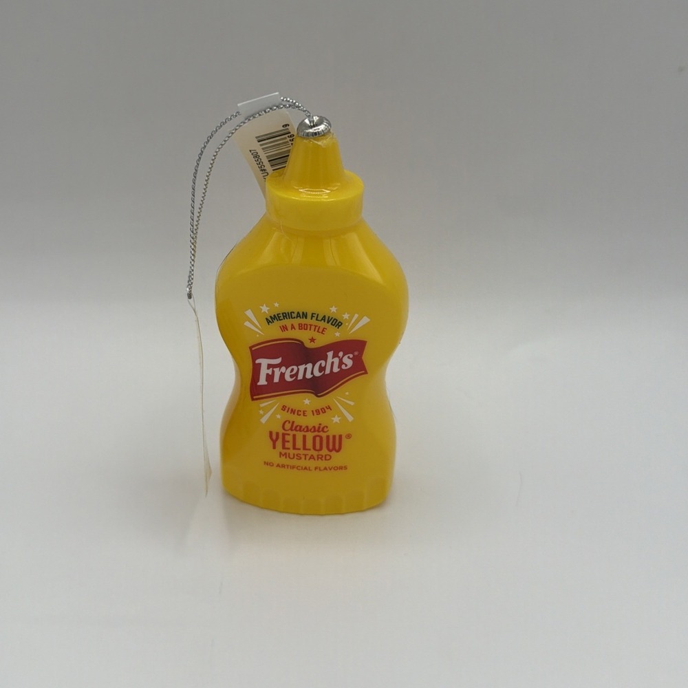 French's Classic Mustard Bottle Christmas Tree Ornament, New